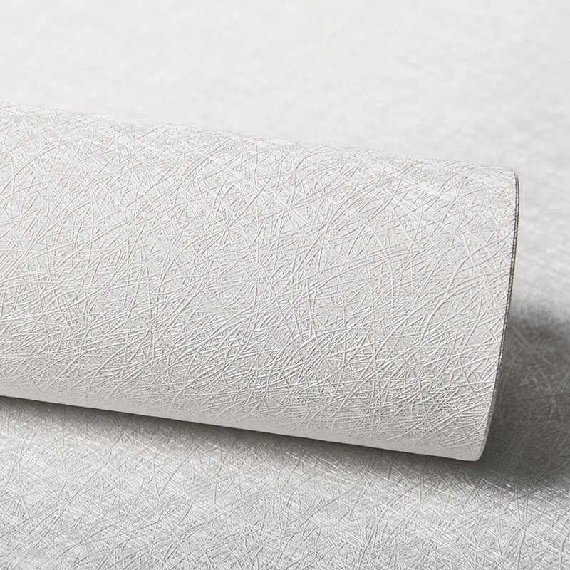 Modern Wallpaper Roll Solid-Colored Pattern Moisture Resistant Wall Covering, Multi-Color