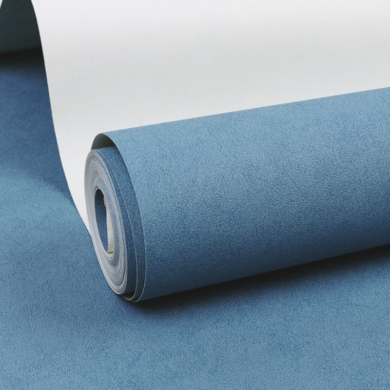 Eenvoudig effen behangrolvinyl vochtbestendig meerkleurig wanddecoratie voor slaapkamer