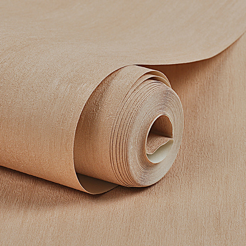Eenvoudig effen behangrolvinyl vochtbestendig meerkleurig wanddecoratie voor slaapkamer