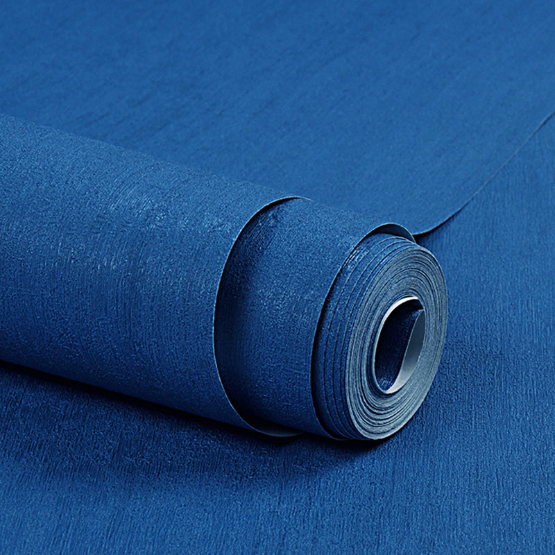 Eenvoudig effen behangrolvinyl vochtbestendig meerkleurig wanddecoratie voor slaapkamer