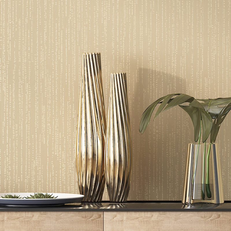 Modern Multicolor Vinyl Wallpaper Roll Textured Solid-Colored Stain Resistant Wall Decor