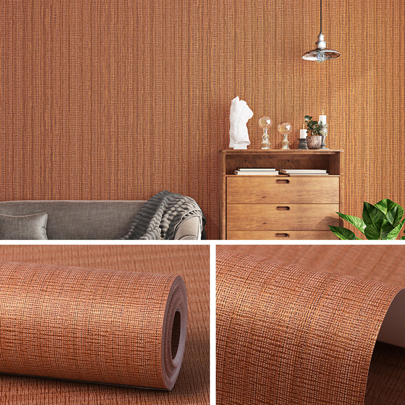 Moderne mehrfarbige Vinyl-Tapetenrolle mit strukturierter, einfarbiger, schmutzabweisender Wanddekoration