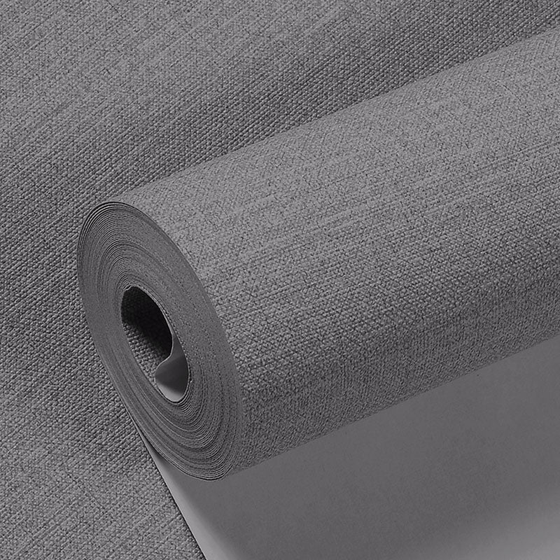 Solid-Colored Wallpaper Roll Multicolor Textured Moisture Resistant Wall Covering