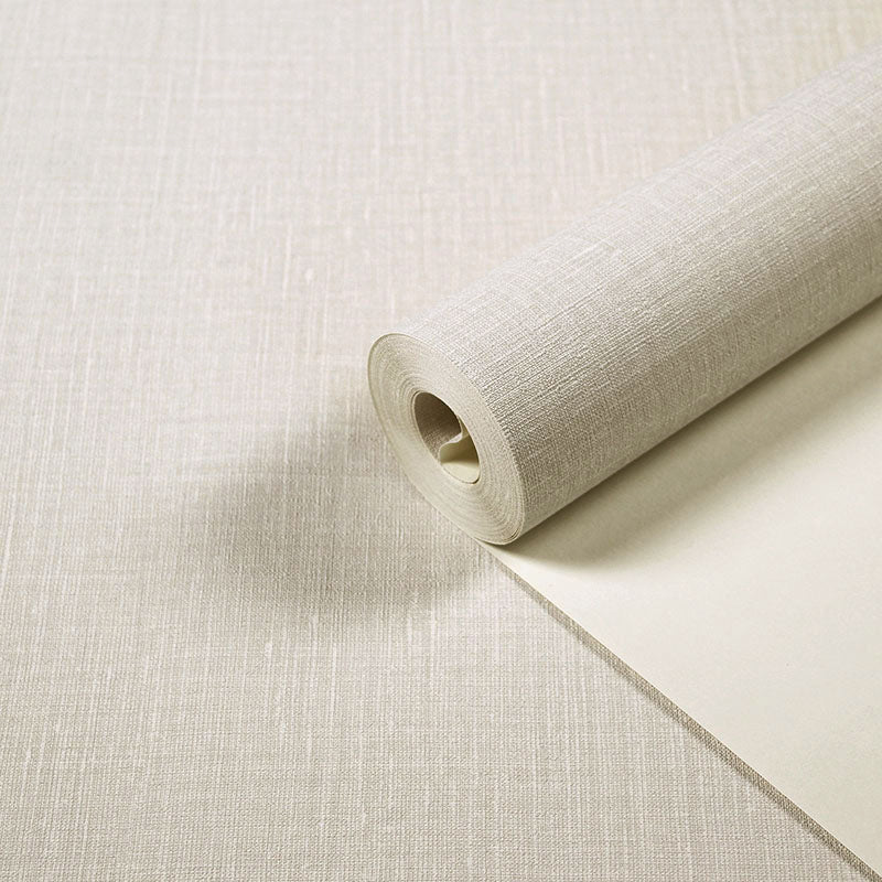Solid-Colored Wallpaper Roll Multicolor Textured Moisture Resistant Wall Covering