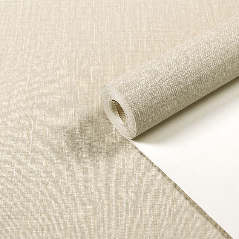 Solid-Colored Wallpaper Roll Multicolor Textured Moisture Resistant Wall Covering