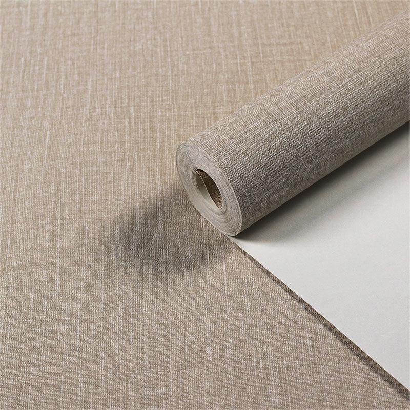 Solid-Colored Wallpaper Roll Multicolor Textured Moisture Resistant Wall Covering