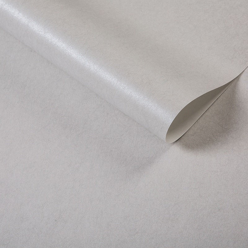 Pure Color Pattern Wallpaper Roll Modern Stain Resistant Bedroom Wall Covering, 54.2-sq ft