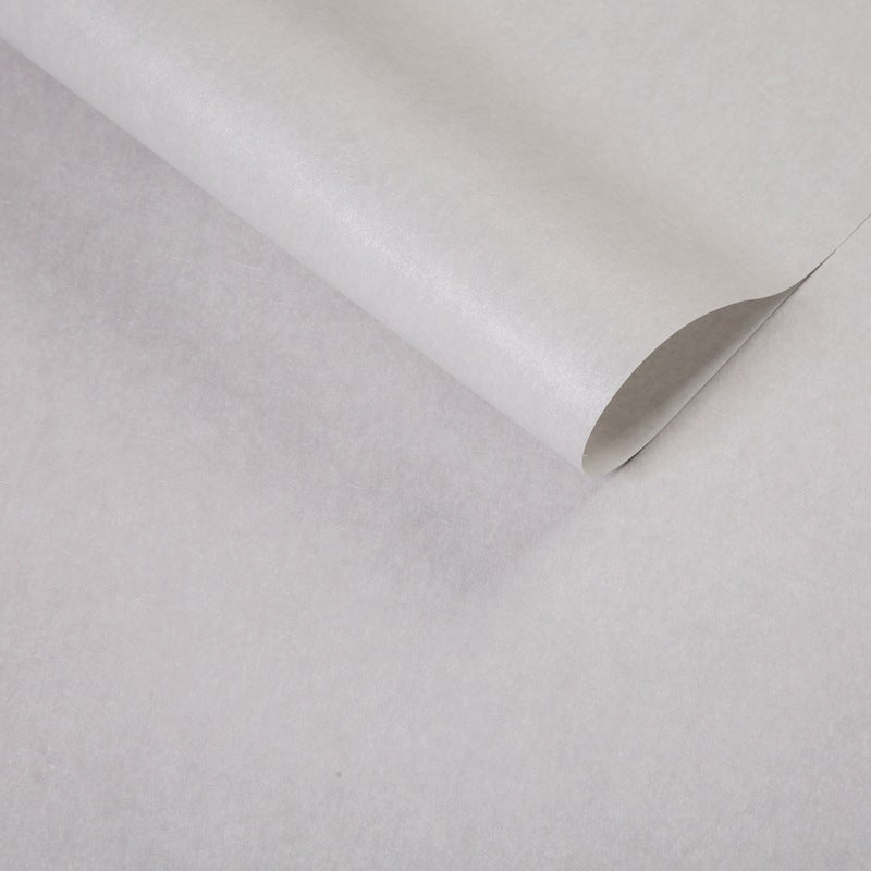 Pure Color Pattern Wallpaper Roll Modern Stain Resistant Bedroom Wall Covering, 54.2-sq ft