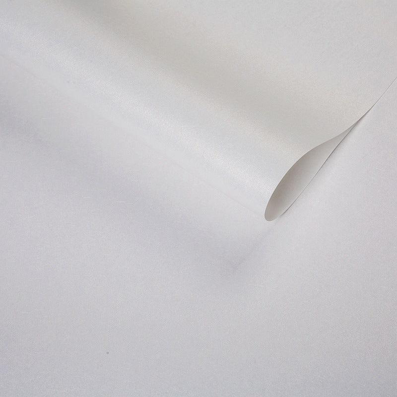 Pure Color Pattern Wallpaper Roll Modern Stain Resistant Bedroom Wall Covering, 54.2-sq ft