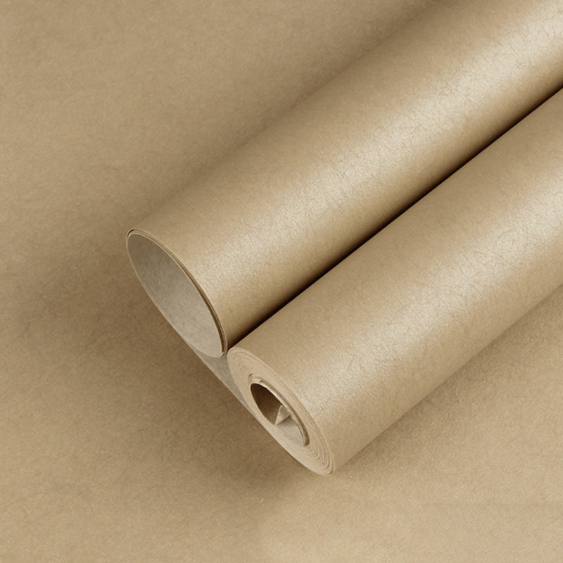 Wallpaper Roll Solid-Colored Pattern Pastel Color Modern Non-Woven Material Wall Decor