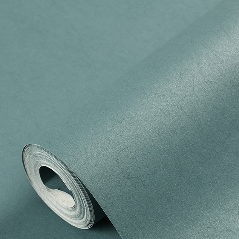 Pure Color Wallpaper Roll Modern Stain Resistant Living Room Wall Art, 57.1-sq ft