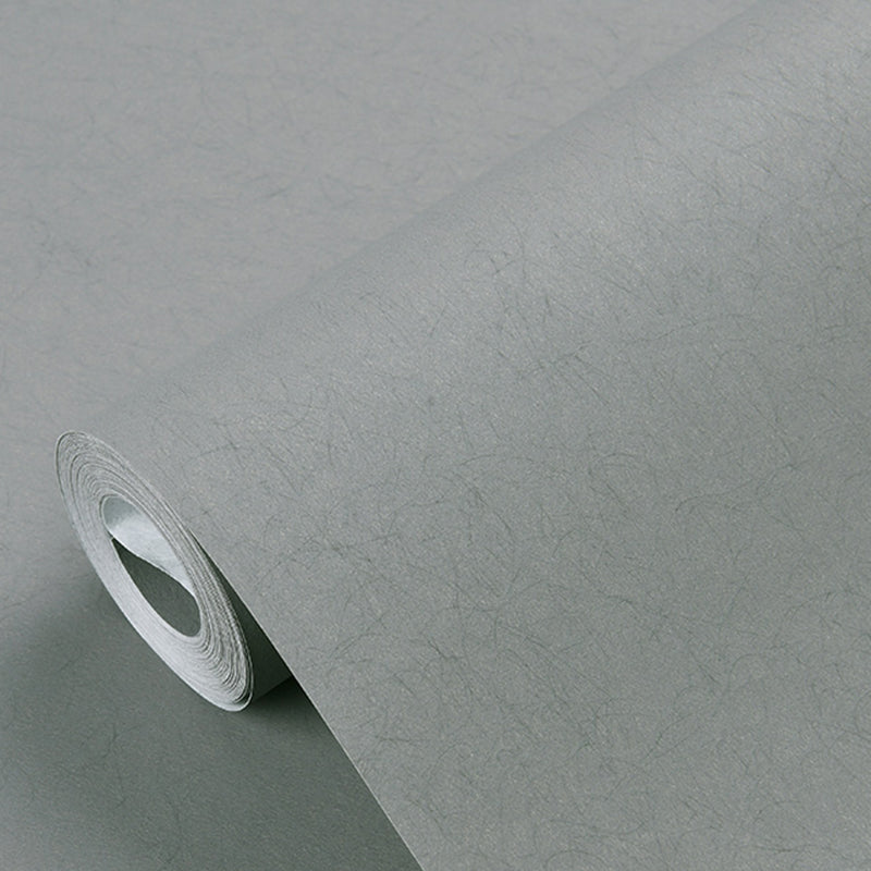 Pure Color Wallpaper Roll Modern Stain Resistant Living Room Wall Art, 57.1-sq ft