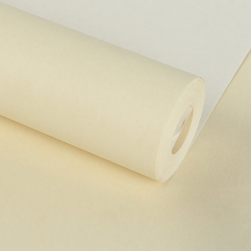 Modern Style Wallpaper Roll Solid Color Pattern Stain Resistant Wall Covering, Soft Color