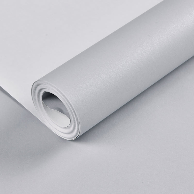 Wallpaper Roll Solid Color Multicolor Minimalist Style Non-Woven Material Wall Art