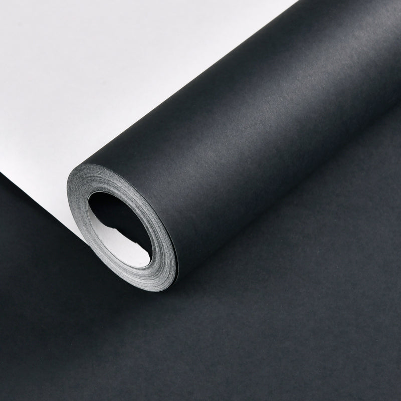 Wallpaper Roll Solid Color Multicolor Minimalist Style Non-Woven Material Wall Art