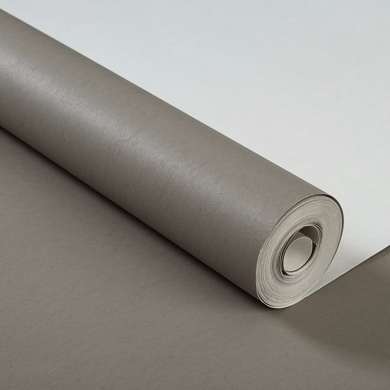 Modern Pure Color Wallpaper Roll Non-Woven Material Unpasted Multicolor Wall Art for Living Room