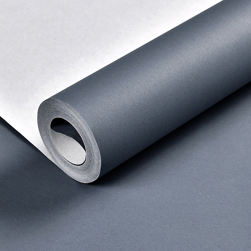 Wallpaper Roll Pure Color Patterned Multi-Colored Non-Woven Texture Wall Covering