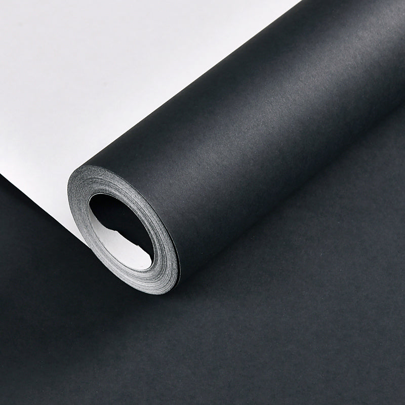 Wallpaper Roll Pure Color Patterned Multi-Colored Non-Woven Texture Wall Covering