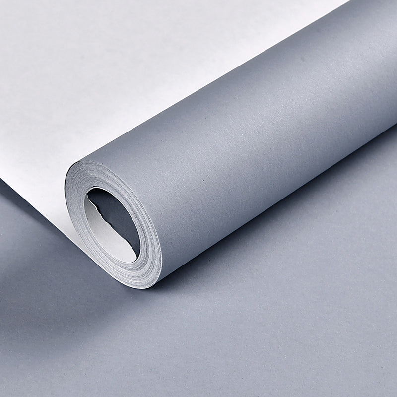 Wallpaper Roll Pure Color Patterned Multi-Colored Non-Woven Texture Wall Covering