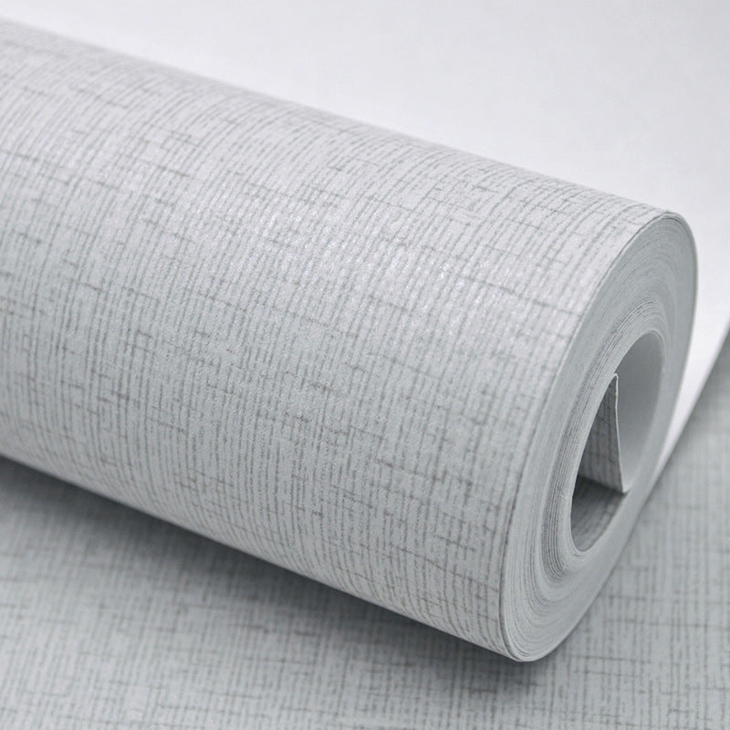 Simplicity Plain Wallpaper Roll Non-Woven Fabric Non-Pasted Pastel Color Wall Decor for Living Room
