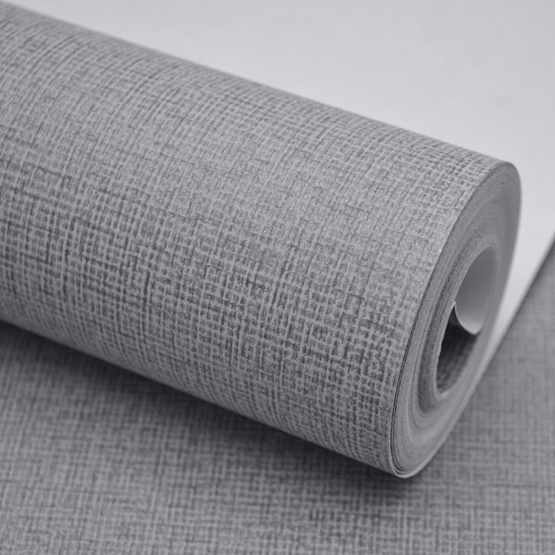 Simplicity Plain Wallpaper Roll Non-Woven Fabric Non-Pasted Pastel Color Wall Decor for Living Room