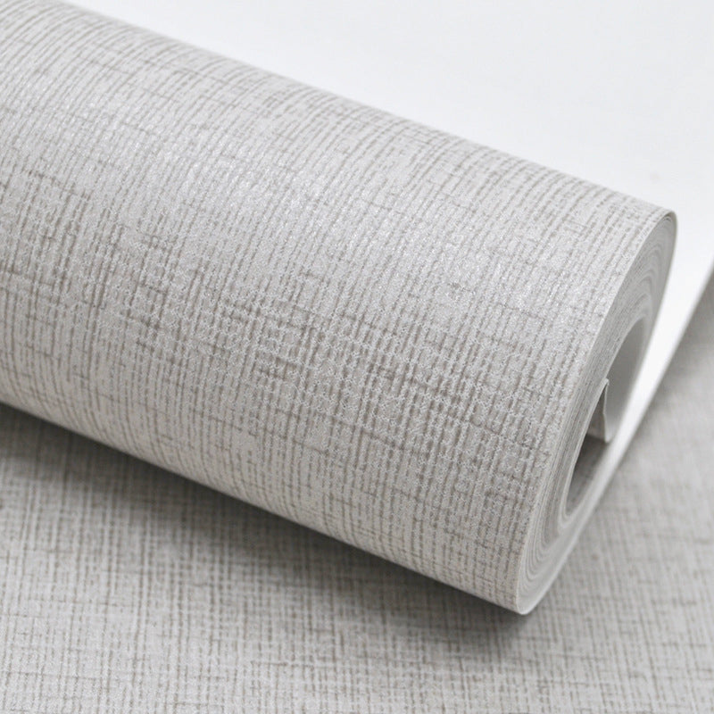 Simplicity Plain Wallpaper Roll Non-Woven Fabric Non-Pasted Pastel Color Wall Decor for Living Room