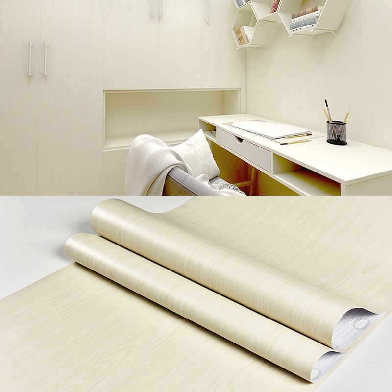 Plain Pattern Wallpaper Roll Simple Self-Adhesive Living Room Wall Covering, 57.1-sq ft