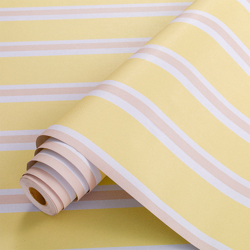 Eigentijdse stijl behangrol effen gekleurd Peel and Stick wanddecoratie, meerkleurig