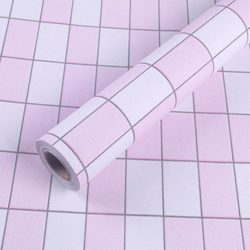 Eigentijdse stijl behangrol effen gekleurd Peel and Stick wanddecoratie, meerkleurig