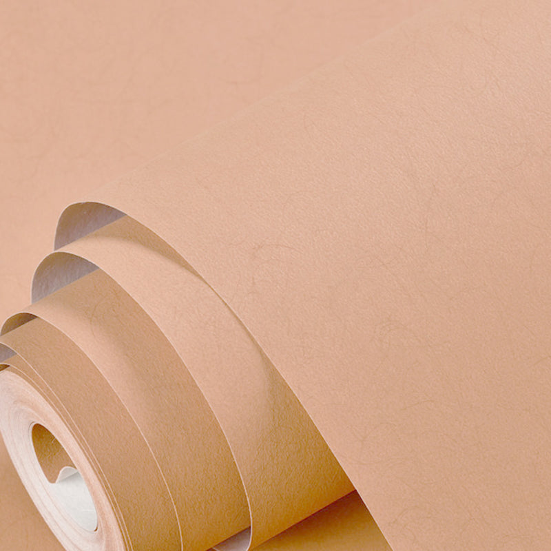 Contemporary Wallpaper Roll Solid Color Pattern Non-Woven Wall Art, Multi Colored