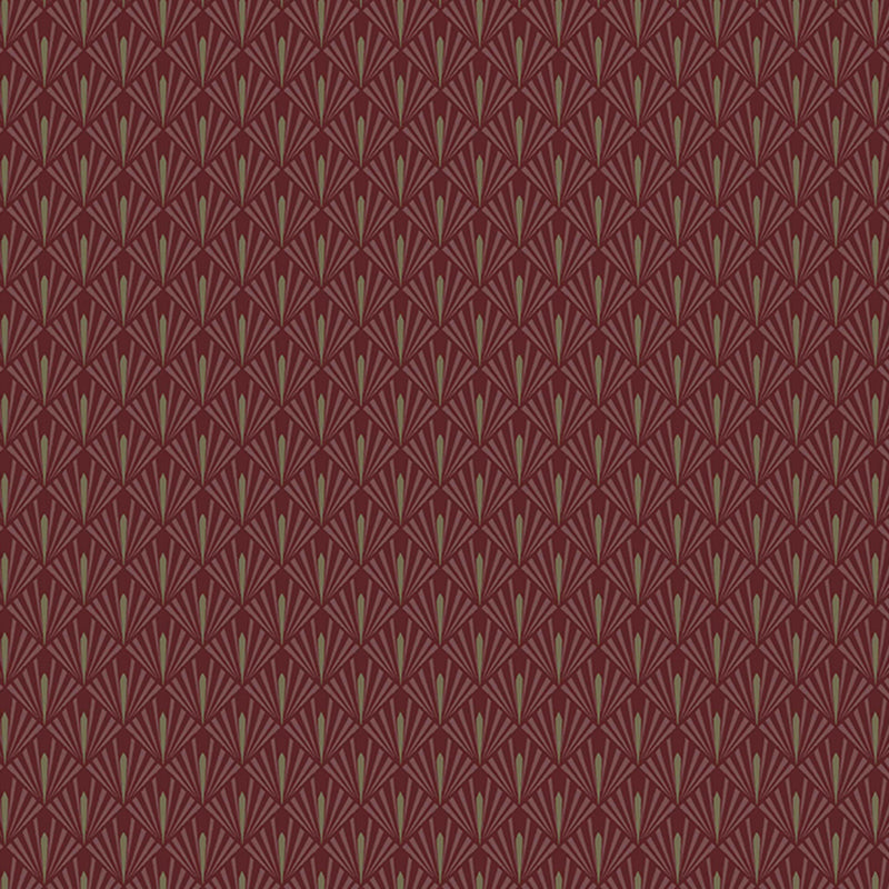 Rhombus Leaf Print Wallpaper Roll Simplicity Style Adhesive Bedroom Wall Decor, 61.4 sq-ft