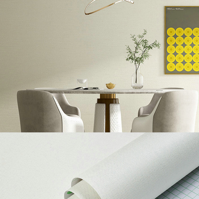 Pastellfarbene, einfarbige Tapetenrolle, selbstklebende, minimalistische Wohnzimmer-Wanddekoration