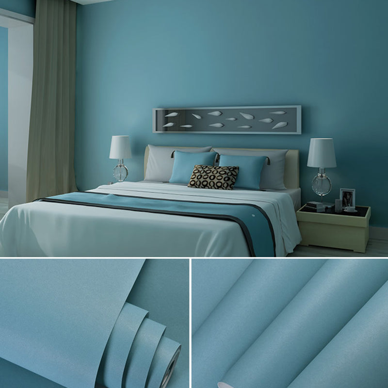 Wallpaper Roll Solid Color Patterned Multi-Colored Simplicity Style Wall Covering