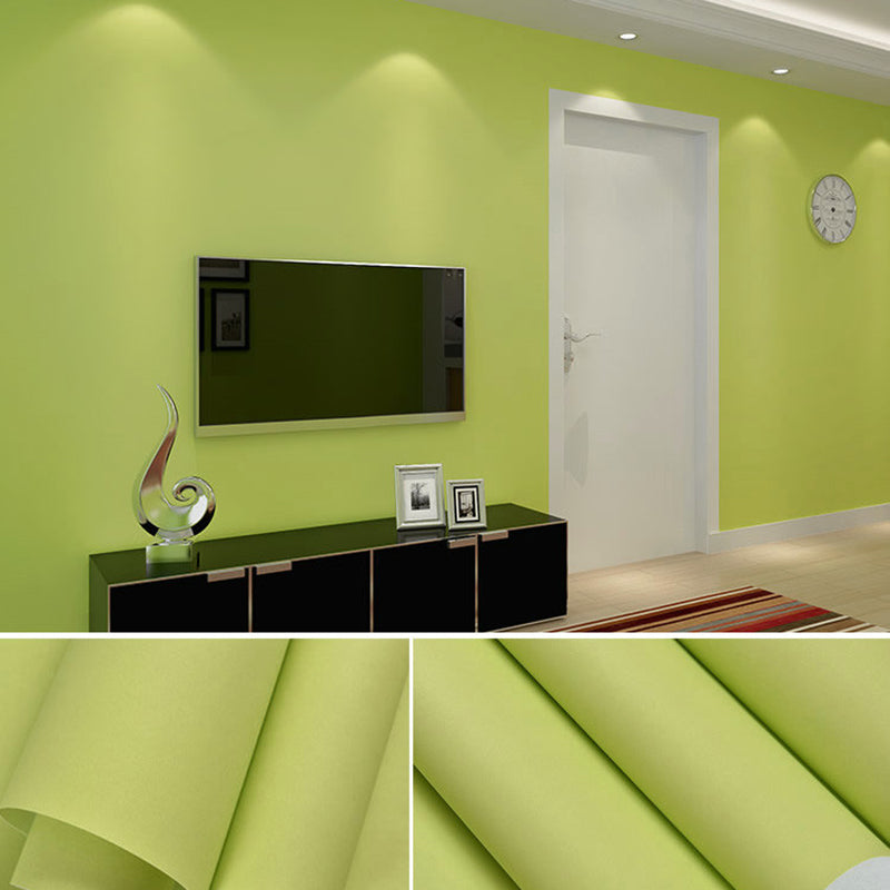 Wallpaper Roll Solid Color Patterned Multi-Colored Simplicity Style Wall Covering
