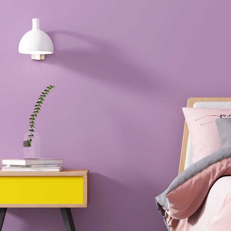 Plain Patterned Wallpaper Roll Simplicity Non-Pasted Bedroom Wall Decor, 31' L x 20.5" W