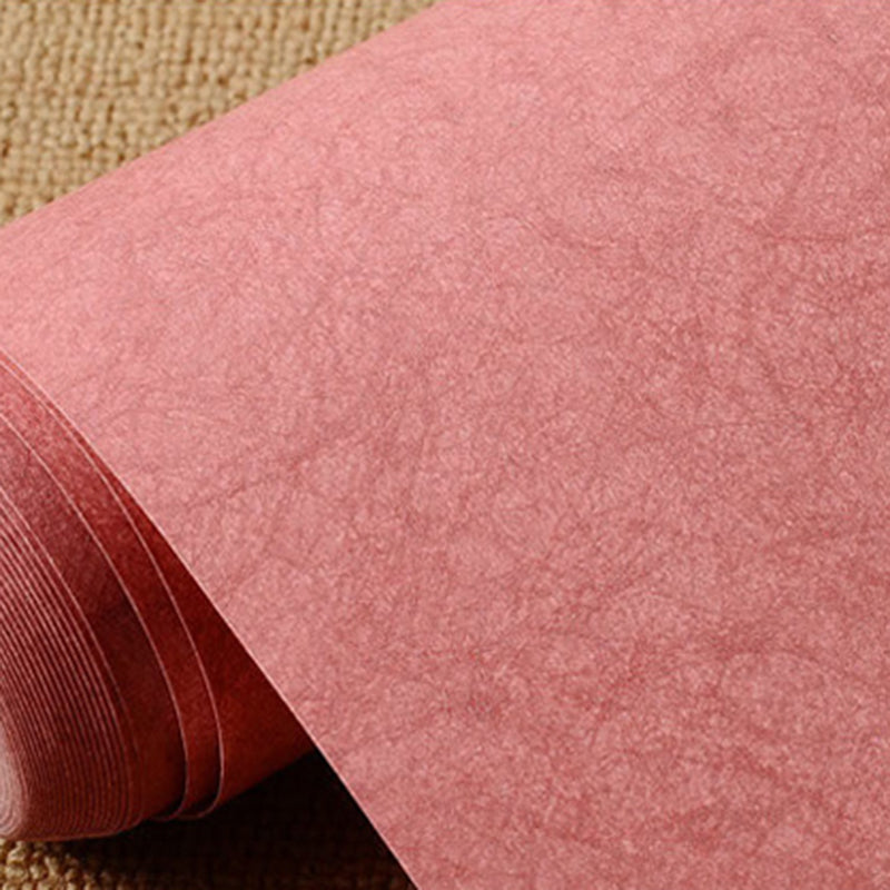 Unpasted Pure Color Wallpaper Roll Simple Non-Woven Fabric Wall Art, 31' L x 20.5" W