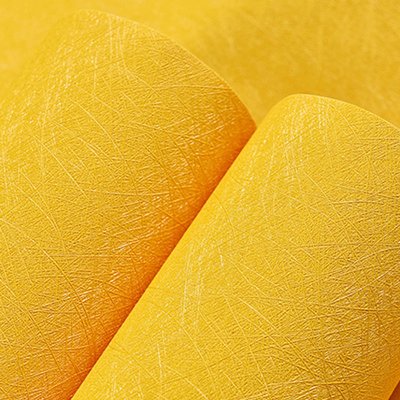 Solid Color Patterned Wallpaper Roll Soft Color Textured Non-Pasted Wall Covering