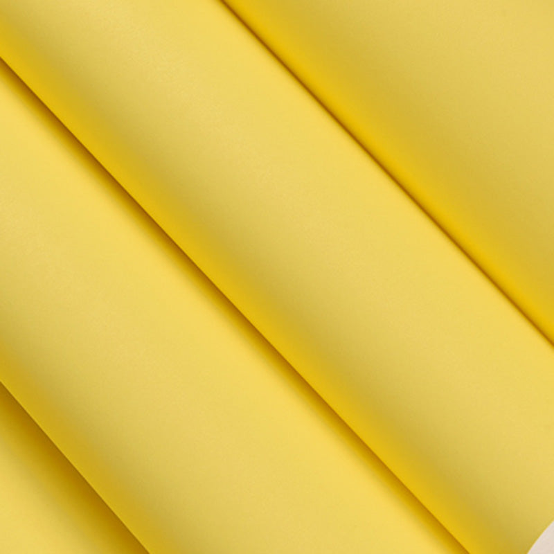 Solid Color Patterned Wallpaper Roll Soft Color Textured Non-Pasted Wall Covering