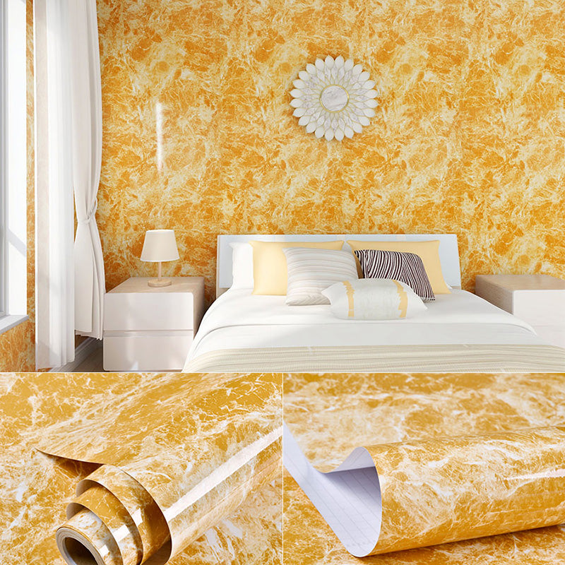 Simple Multi Colored PVC Wallpaper Roll Textured Plain Patterned Self-Adhesive Wall Decor