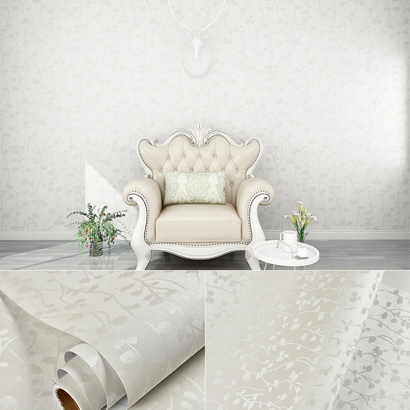 Simple Multi Colored PVC Wallpaper Roll Textured Plain Patterned Self-Adhesive Wall Decor