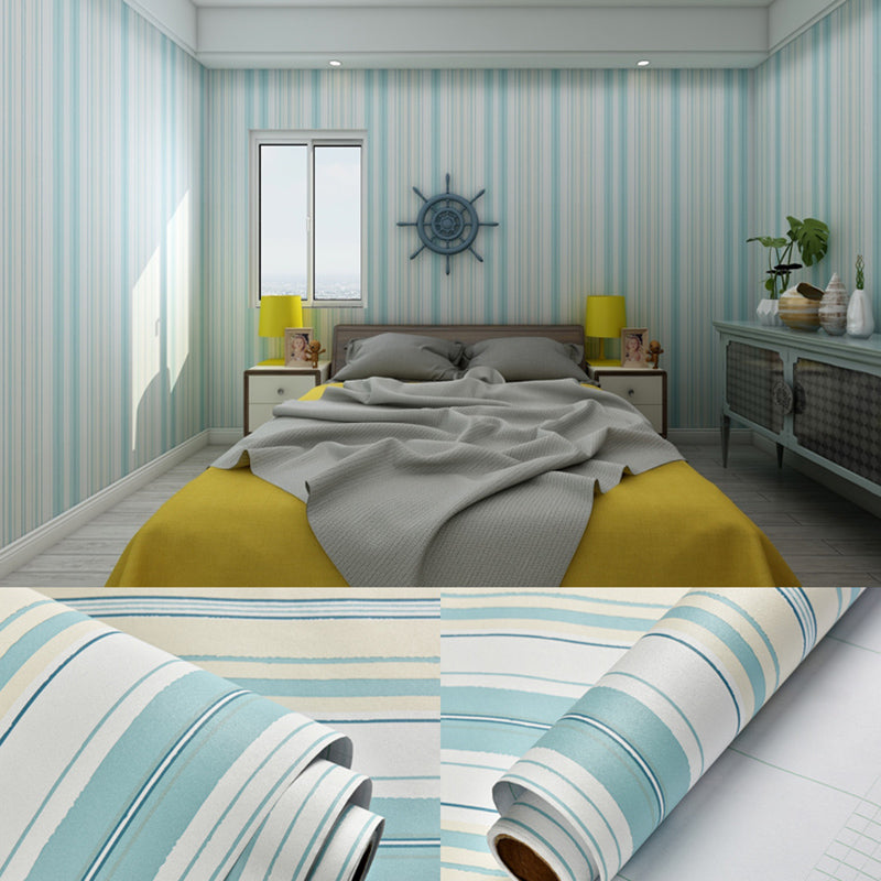 Stick Wallpaper Roll Pastel Color Vinyl Textured Solid Color Nordic Style Wall Art