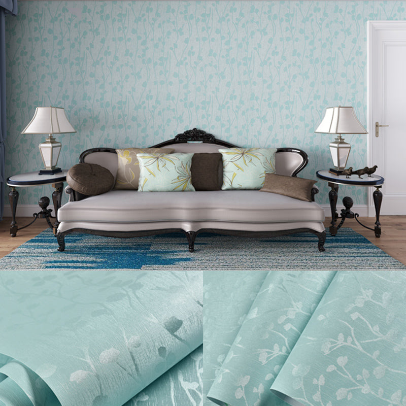 Stick Wallpaper Roll Pastel Color Vinyl Textured Solid Color Nordic Style Wall Art