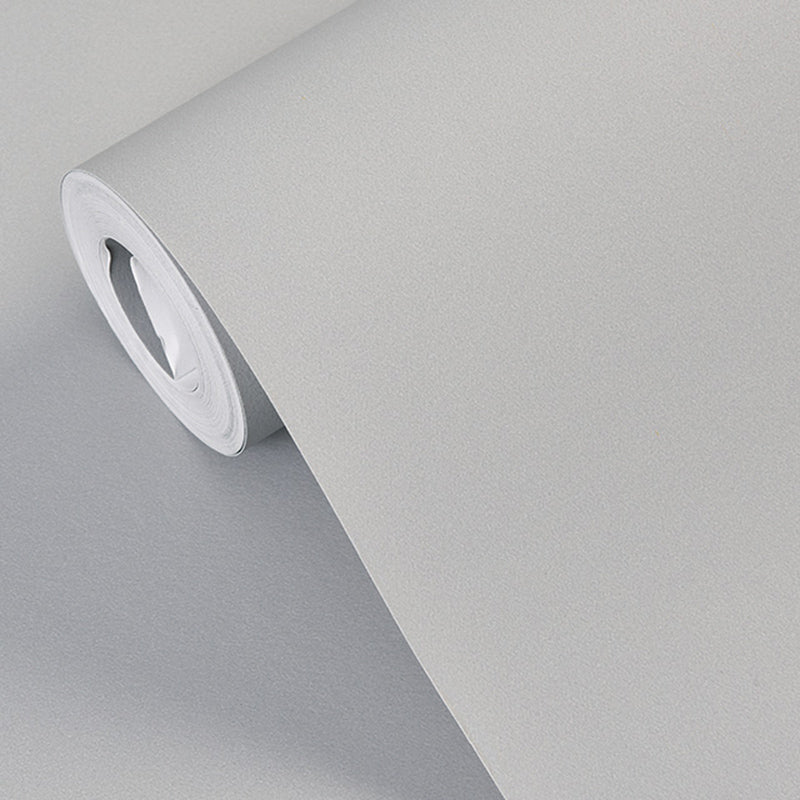 Multicolor Plain Wallpaper Roll Stain Resistant Simplicity Style Bedroom Wall Art