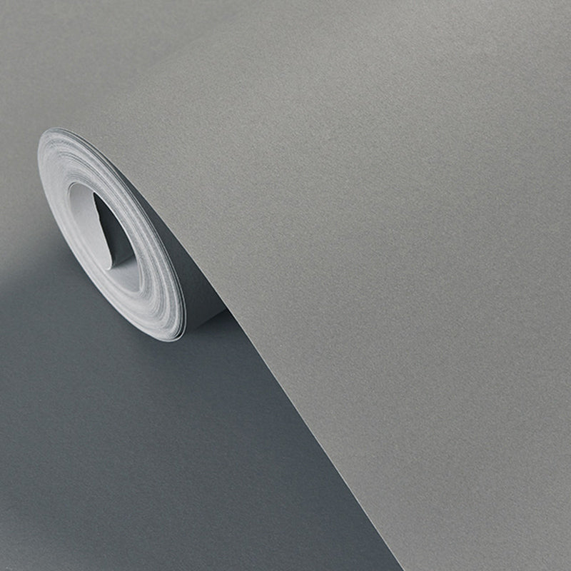 Multicolor Plain Wallpaper Roll Stain Resistant Simplicity Style Bedroom Wall Art