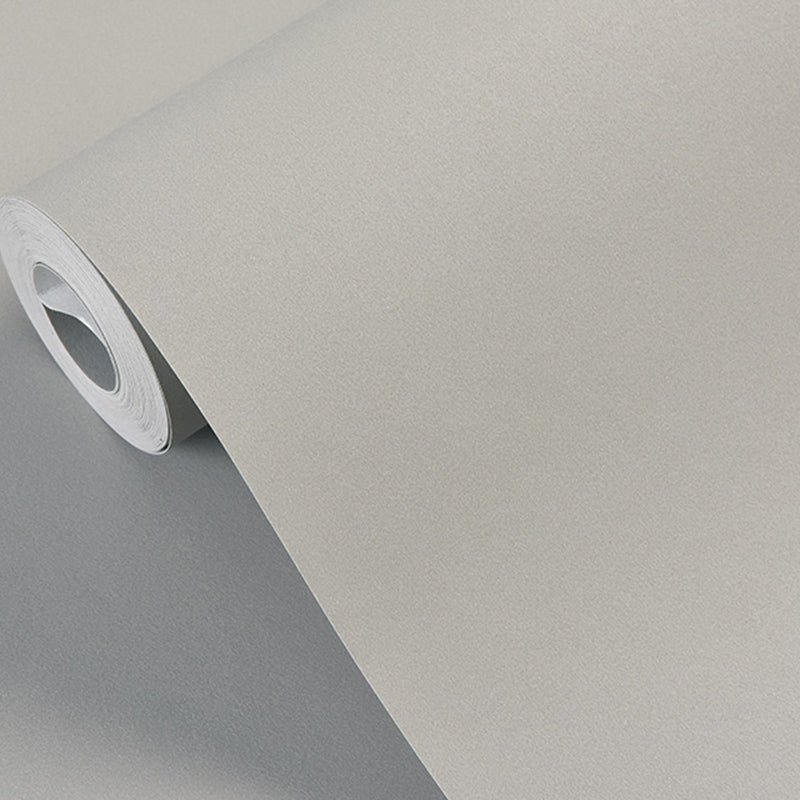 Multicolor Plain Wallpaper Roll Stain Resistant Simplicity Style Bedroom Wall Art