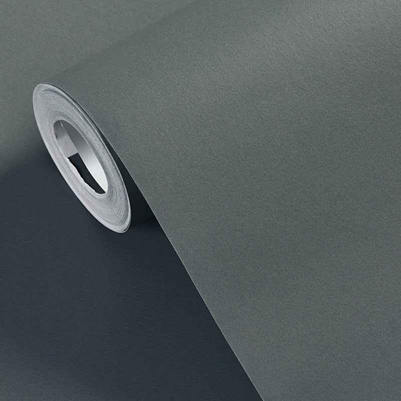 Multicolor Plain Wallpaper Roll Stain Resistant Simplicity Style Bedroom Wall Art