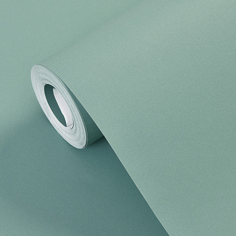 Multicolor Plain Wallpaper Roll Stain Resistant Simplicity Style Bedroom Wall Art