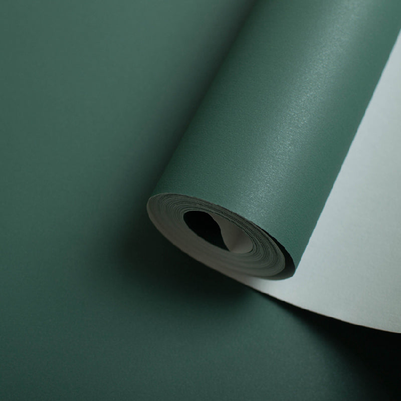 Multi Color Pure Color Patterned Wallpaper Roll Unpasted Wall Covering for Living Room