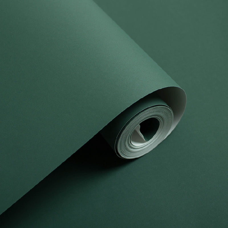 Multi Color Pure Color Patterned Wallpaper Roll Unpasted Wall Covering for Living Room