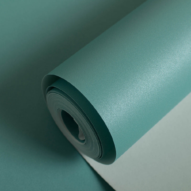 Multi Color Pure Color Patterned Wallpaper Roll Unpasted Wall Covering for Living Room